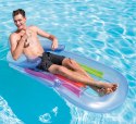 Materac, fotel do opalania i pływania 2w1 King Cool 160 x 85cm INTEX 58802 srebrny Materac, fotel do opalania i pływania 2w1 King Cool 160 x 85cm INTEX 58802 srebrny