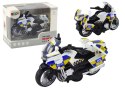 Motocykl Policyjny z Napędem Frykcyjnym Na Baterie Światła Dźwięk Motocykl Policyjny z Napędem Frykcyjnym Na Baterie Światła Dźwięk