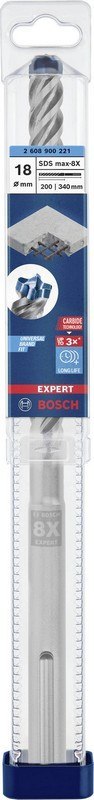 WIERTŁO DO MŁOTÓW SDS-MAX 8X EXPERT 18*200/340MM WIERTŁO DO MŁOTÓW SDS-MAX 8X EXPERT 18*200/340MM