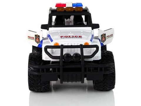 Auto R/C Policja Jeep Policyjny 1:14 Zdalnie Sterowane Efekty Świetlne Auto R/C Policja Jeep Policyjny 1:14 Zdalnie Sterowane Efekty Świetlne