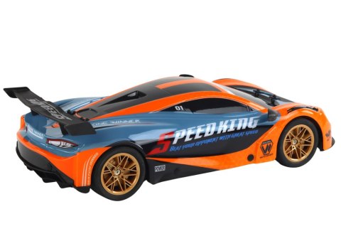 Duże Auto Sportowe Zdalnie Sterowane 1:10 Pomarańczowe Duże Auto Sportowe Zdalnie Sterowane 1:10 Pomarańczowe