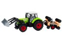 Traktor Rolniczy Koparka Z Broną Talerzową Napęd Zielony Traktor Rolniczy Koparka Z Broną Talerzową Napęd Zielony