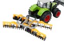 Traktor Rolniczy Koparka Z Broną Talerzową Napęd Zielony Traktor Rolniczy Koparka Z Broną Talerzową Napęd Zielony