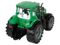 Zielony Traktor z Czerwoną Przyczepką Napęd Frykcyjny Zielony Traktor z Czerwoną Przyczepką Napęd Frykcyjny