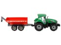 Zielony Traktor z Czerwoną Przyczepką Napęd Frykcyjny Zielony Traktor z Czerwoną Przyczepką Napęd Frykcyjny