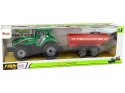 Zielony Traktor z Czerwoną Przyczepką Napęd Frykcyjny Zielony Traktor z Czerwoną Przyczepką Napęd Frykcyjny