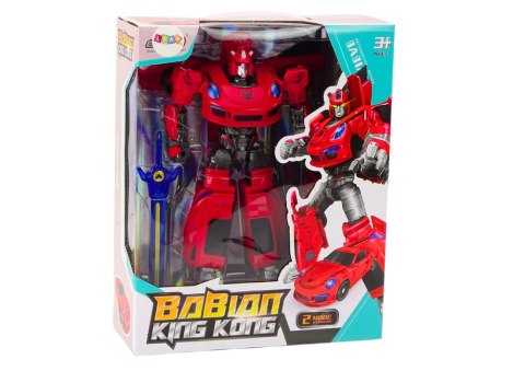 Auto-Robot 2w1 Transformacja Sportowy Czerwony Auto-Robot 2w1 Transformacja Sportowy Czerwony