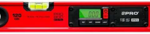 POZIOMICA PRO900 Z ELEKTRONICZNYM ODCZYTEM 120 CM POZIOMICA PRO900 Z ELEKTRONICZNYM ODCZYTEM 120 CM