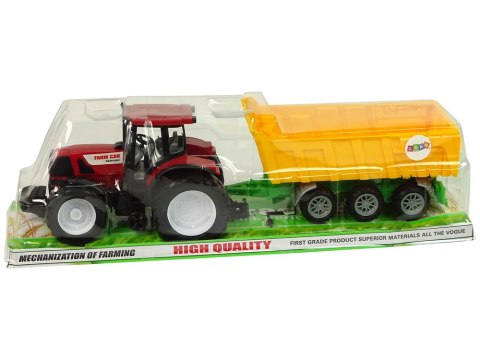 Traktor Wywrotka Żółta Ciągnik 50 cm Traktor Wywrotka Żółta Ciągnik 50 cm