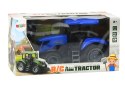 Traktor Zdalnie Sterowany RC 2.4G Dźwięki Niebieski Traktor Zdalnie Sterowany RC 2.4G Dźwięki Niebieski