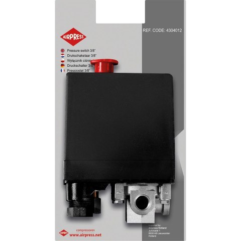 WYŁĄCZNIK CIŚNIENIOWY 1/4'' 400V 6 BAR WYŁĄCZNIK CIŚNIENIOWY 1/4'' 400V 6 BAR