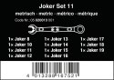 ZESTAW KLUCZY PŁASKO-OCZKOWYCH Z GRZECHOTKĄ JOKER ZESTAW KLUCZY PŁASKO-OCZKOWYCH Z GRZECHOTKĄ JOKER