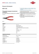 PRECYZYJNE SZCZYPCE DO PIERŚCIENI ZEW.PROSTE 140MM PRECYZYJNE SZCZYPCE DO PIERŚCIENI ZEW.PROSTE 140MM