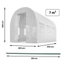 Tunel ogrodowy 2 x 3,5 m (7m2) biały Plonos Tunel ogrodowy 2 x 3,5 m (7m2) biały Plonos