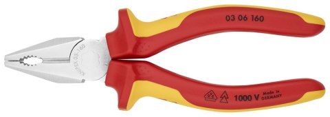 SZCZYPCE UNIWERSALNE IZOLOWANE VDE 160MM SZCZYPCE UNIWERSALNE IZOLOWANE VDE 160MM