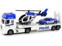 Zestaw Policja Laweta Ciężarówka Autko Helikopter Dźwięk Światła Zestaw Policja Laweta Ciężarówka Autko Helikopter Dźwięk Światła