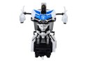 Samochód R/C Policyjny 2w1 Auto Robot Dźwięki Światła Samochód R/C Policyjny 2w1 Auto Robot Dźwięki Światła