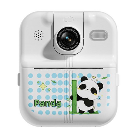 Aparat Natychmiastowy z Drukarką Termiczną Gry 3 Rolki Biały Panda Aparat Natychmiastowy z Drukarką Termiczną Gry 3 Rolki Biały Panda