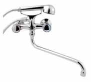 BATERIA WANNOWA ŚCIENNA Z WYLEWKĄ OBROTOWĄ 300MM TYPU S BATERIA WANNOWA ŚCIENNA Z WYLEWKĄ OBROTOWĄ 300MM TYPU S