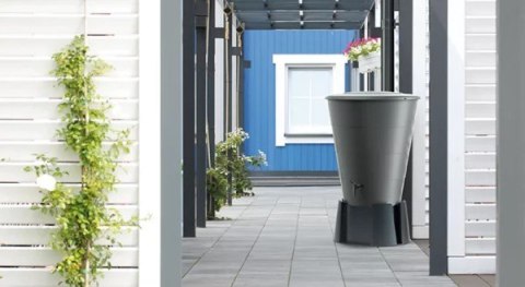 ZBIORNIK NA DESZCZÓWKĘ SMOOTH 200L - ANTRACYT ZBIORNIK NA DESZCZÓWKĘ SMOOTH 200L - ANTRACYT