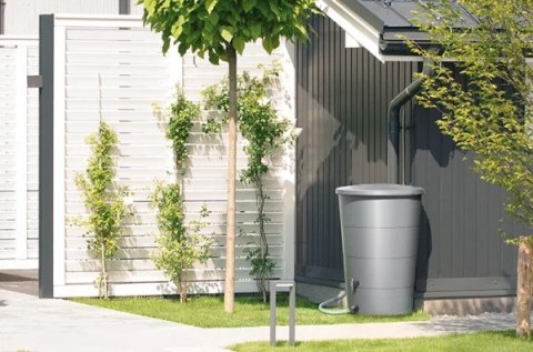 ZBIORNIK NA DESZCZÓWKĘ SMOOTH 200L - ANTRACYT ZBIORNIK NA DESZCZÓWKĘ SMOOTH 200L - ANTRACYT